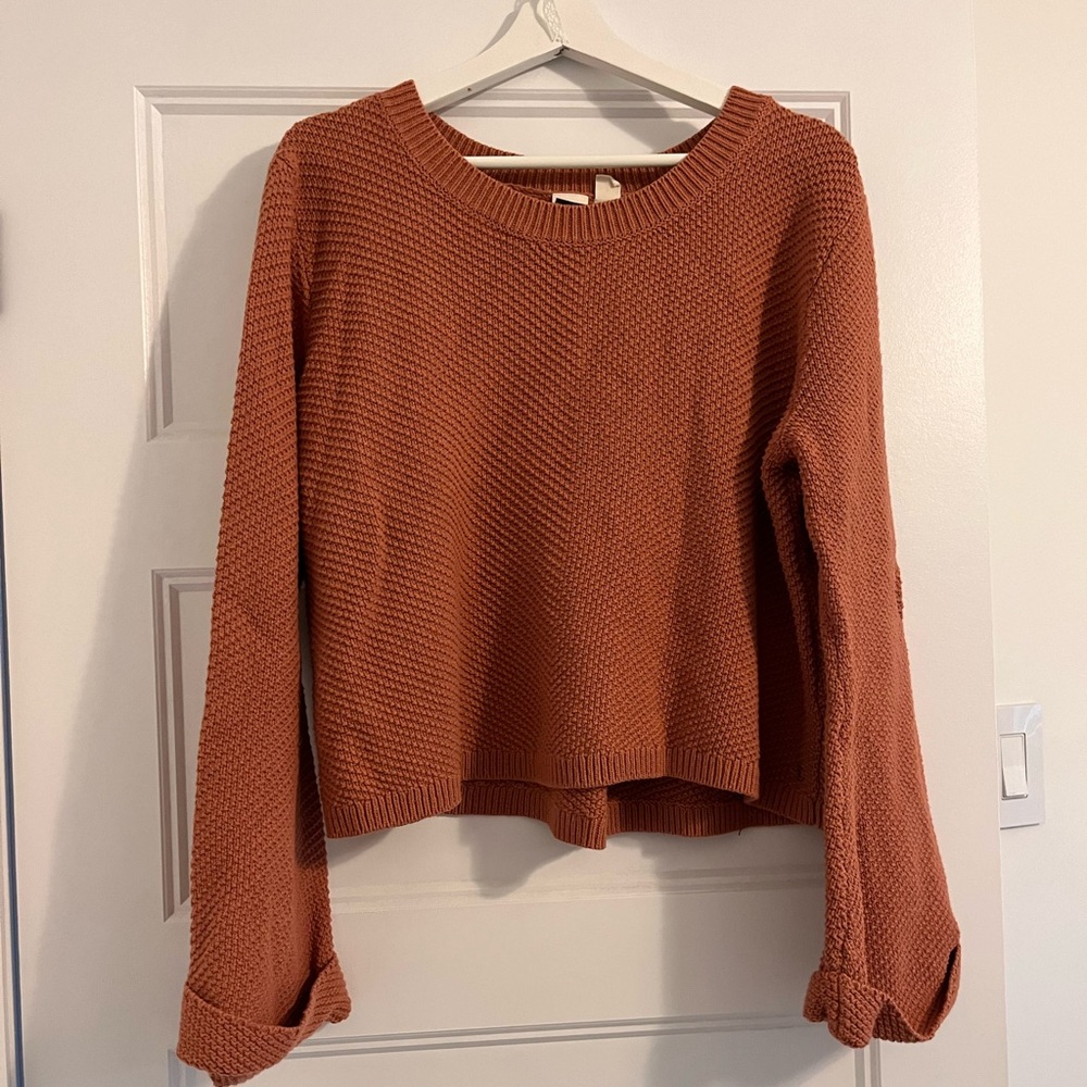 Roxy knit bell sleeved sweater